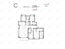 缦云上海4室2厅4卫户型图
